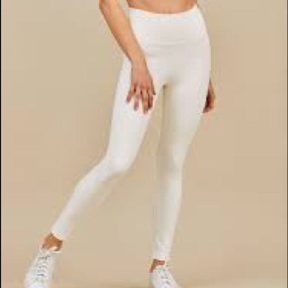 High Rise Leggings Ivory | Poshmark